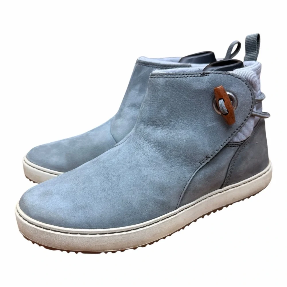 L.L. Bean Women’s Size 8 Mountainside Toggle Boots Nubuck Leather Pull On Gray